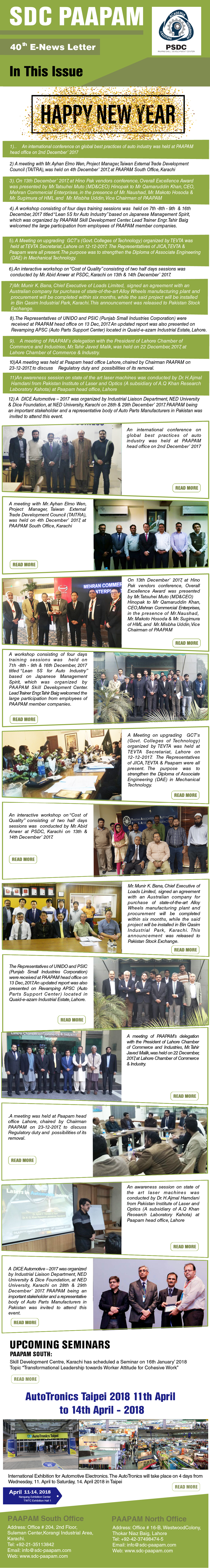 SDC PAAPAM eNewsletter, Issue 39